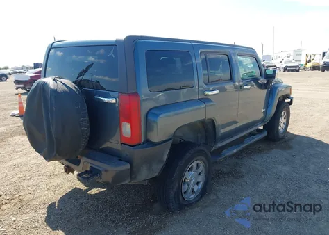 2007 Hummer H3 Suv z USA, uszkodzony, nr VIN 5GTDN13E178159744